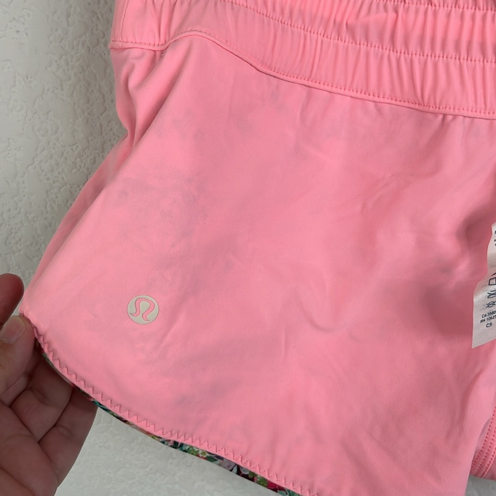 Lululemon Shanti Surf Shorts Flowabunga Floral Bleached Coral Reversible - Picture 11 of 13